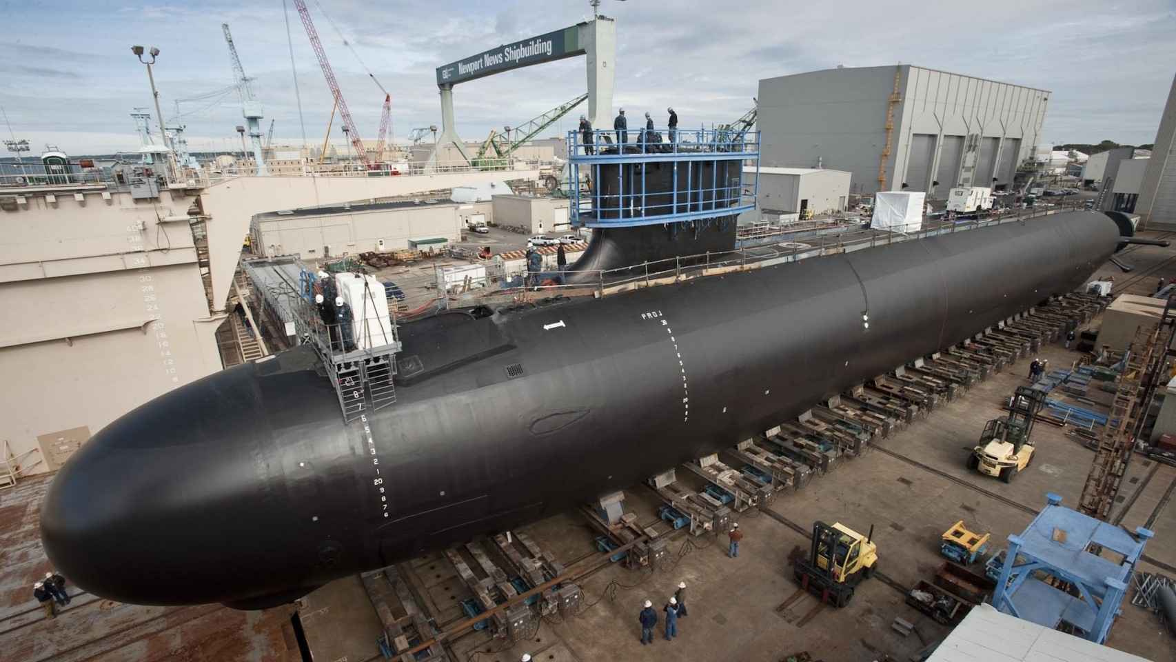 Construcción de submarino de la clase Virginia