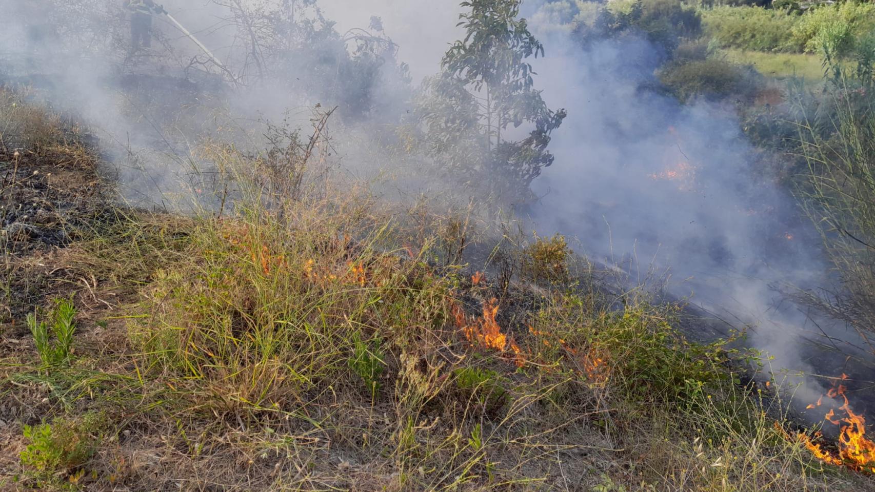 Imagen de archivo de un incendio forestal