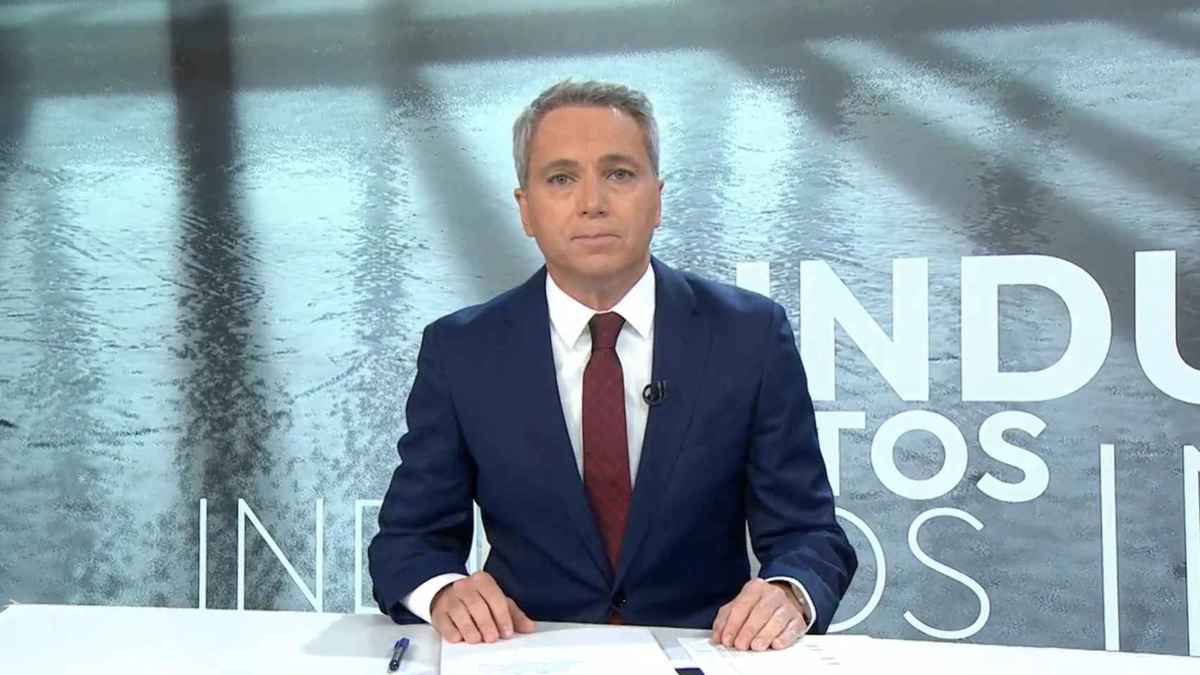 Vicente Vallés en 'Antena 3 Noticias 2'.
