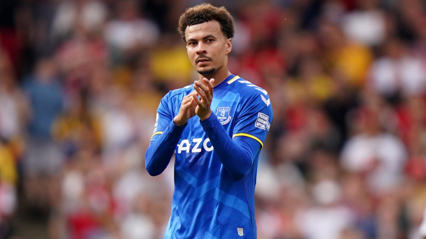 Dele Alli, en un partido con el Everton