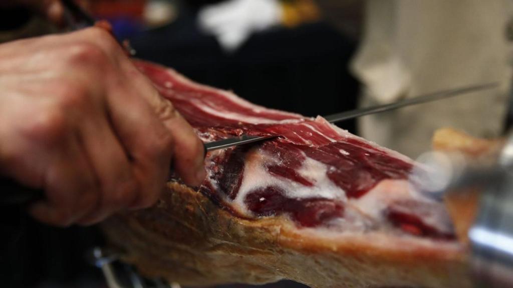 Pata de jamón ibérico.