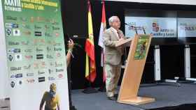 Presentación de la Vuelta a Castilla y León, a cargo del consejero de Cultura y Deporte, Gonzalo Santonja.