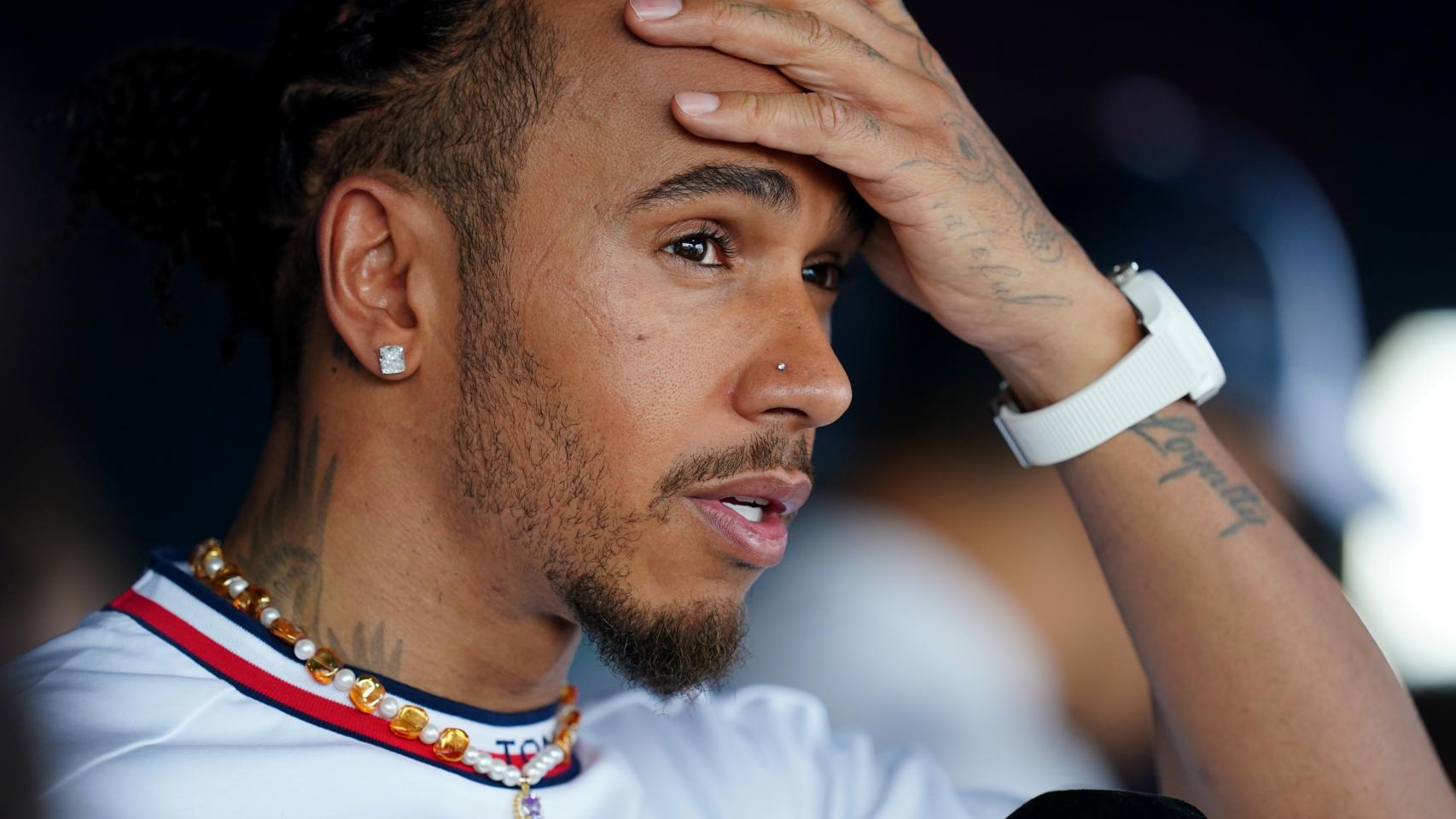 Lewis Hamilton, durante el Gran Premio de Gran Bretaña de la F1 2023