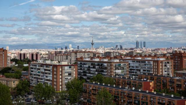 Vista panorámica de la ciudad de Madrid.