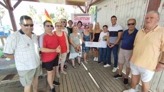 La candidatura de Sumar en Málaga en un encuentro en Marbella con la Asociación de Pensionistas - SUMAR