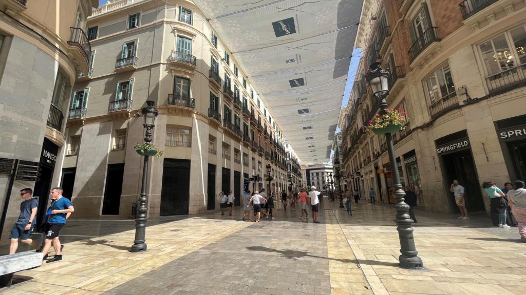 Imagen del local que pasará a ocupar Quera en la calle Larios de Málaga.