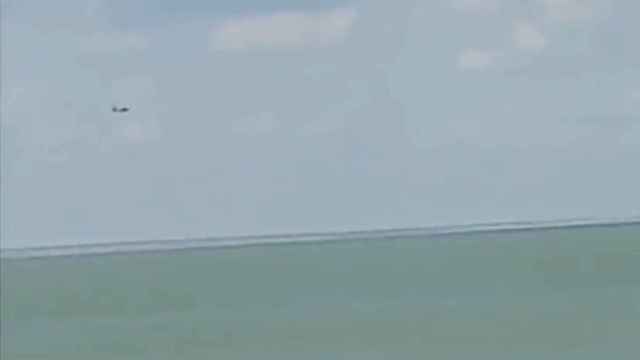 Un avión ruso se estrella en el mar de Azov