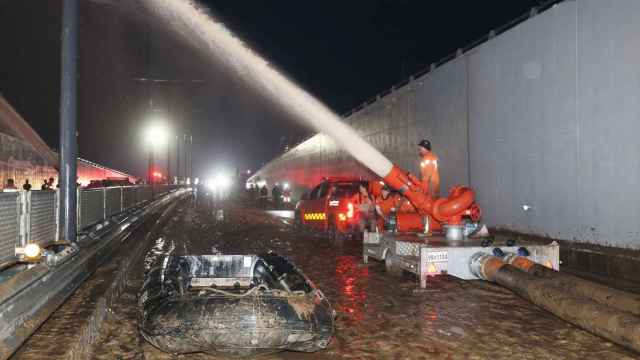Operaciones de rescate en Osong, en Corea del Sur.