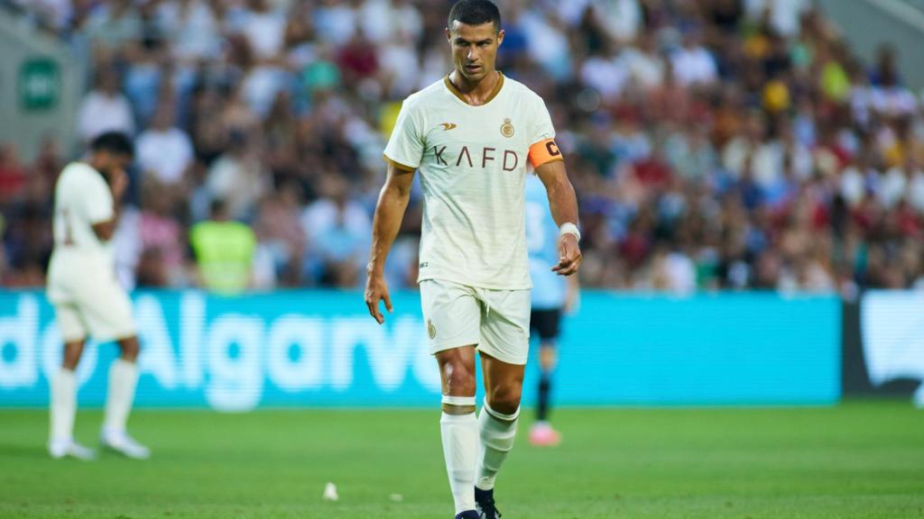 Cristiano Ronaldo, con el Al Nassr durante el Trofeo del Algarve 2023