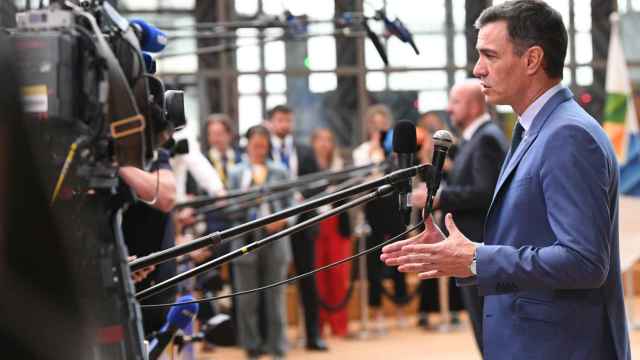Pedro Sánchez a su llegada a la cumbre UE-CELAC este lunes en Bruselas