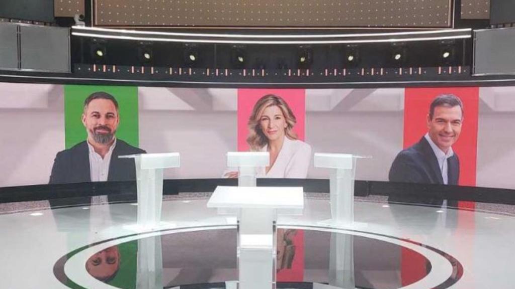 Dónde y a qué hora ver el debate electoral entre Pedro Sánchez, Santiago Abascal y Yolanda Díaz