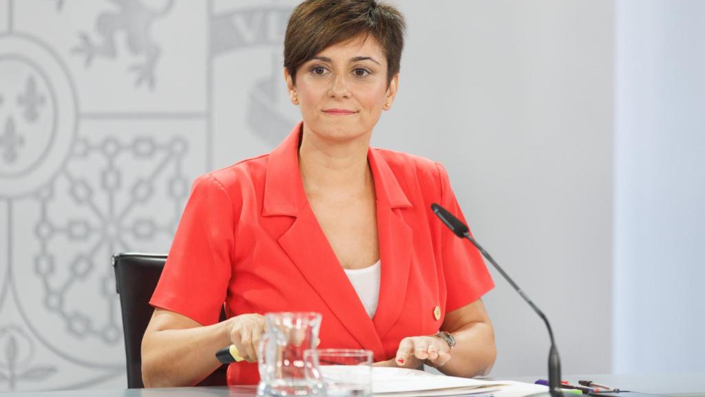 Isabel Rodríguez, ministra portavoz.