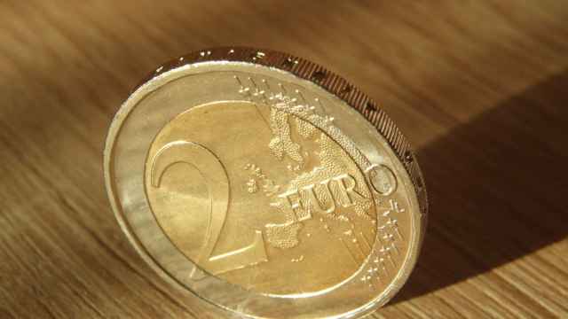Moneda de dos euros.