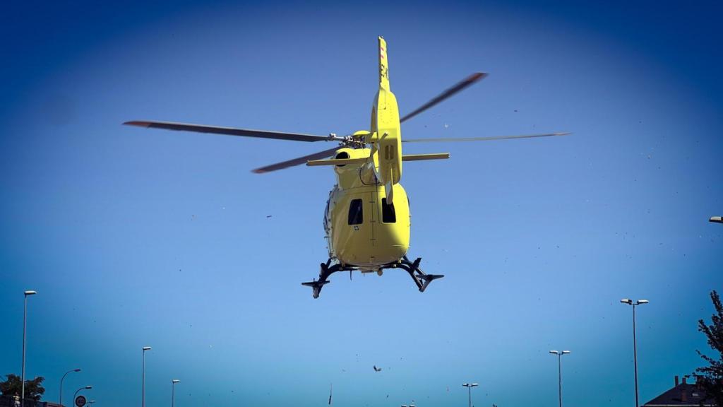 Helicóptero del Summa 112.