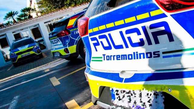 Vehículos de la Policía Local de Torremolinos.