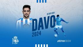 Davo jugará esta temporada en el Deportivo