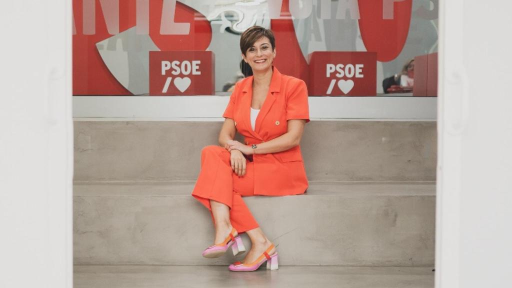 Isabel Rodríguez durante la entrevista.