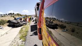 El accidente ocurrido en Peñalba de Ávila