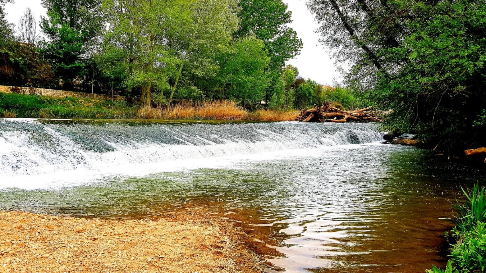 El agua, protagonista en La Isla de Valbuena de Duero. Imagen: Ana S. Martín / Ayuntamiento de Valbuena de Duero