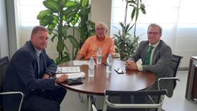 Reunión del consejero Mariano Veganzones con la Federación de polígonos Empresariales de Castilla y León