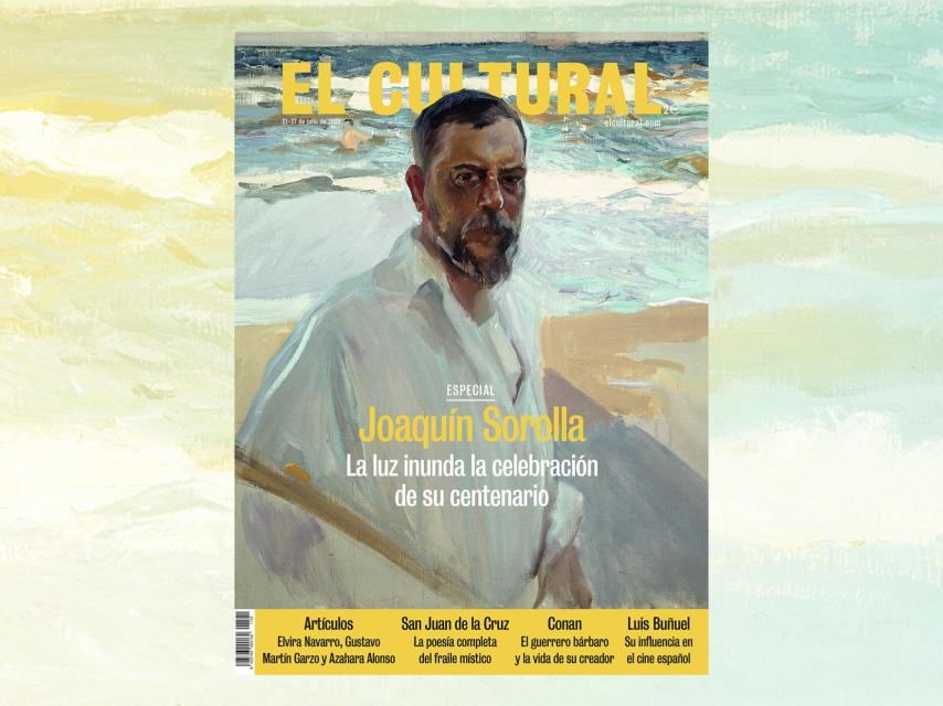 'Autorretrato con fondo de mar' (1909), de Sorolla, en la portada de El Cultural del 21 de julio de 2023