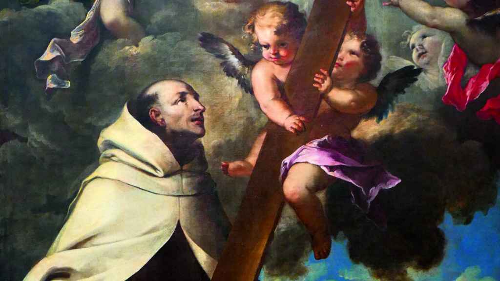 'San Juan de la Cruz en éxtasis ante la Cruz', del taller de Antoine Ranc hacia 1705. Iglesia de San Mateo (Montpellier)