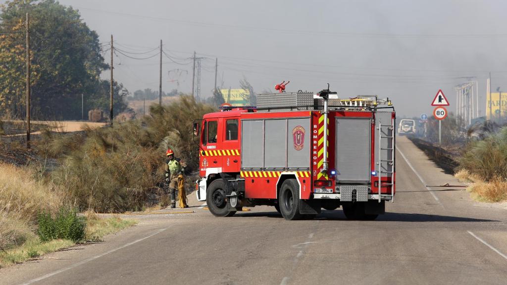 Camión de bomberos del Ayuntamiento de Toledo. Imagen de archivo. Óscar Huertas