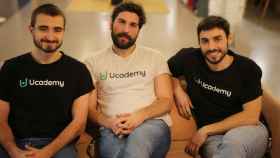 Miquel Palet, Ramiro Zandrino y Pablo Prieto, cofundadores de Ucademy.