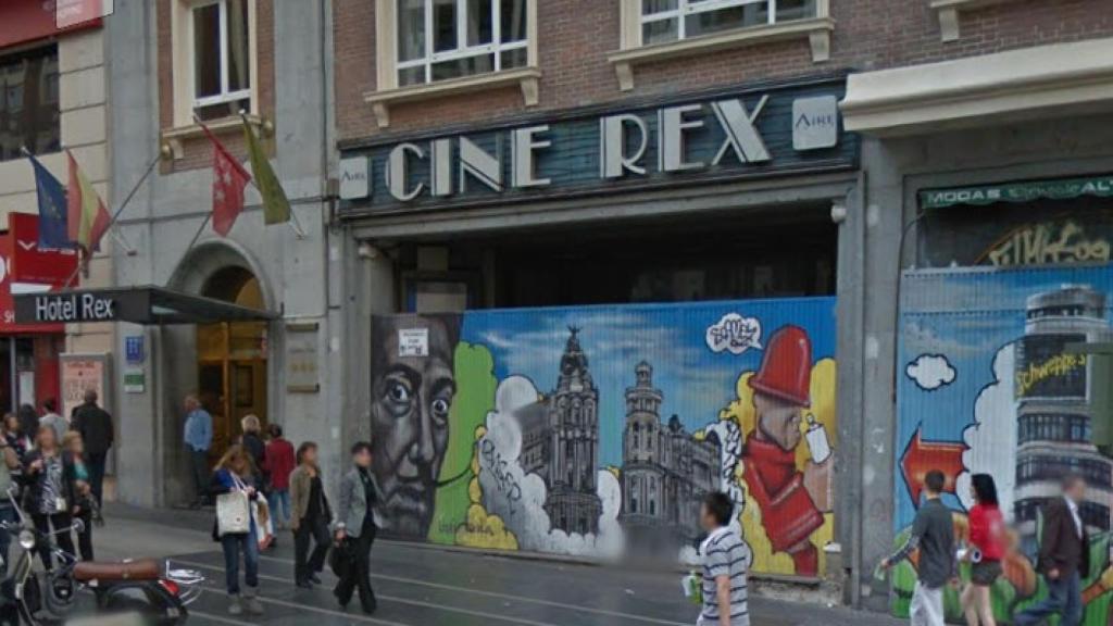 El antiguo Cine Rex en la Gran Vía