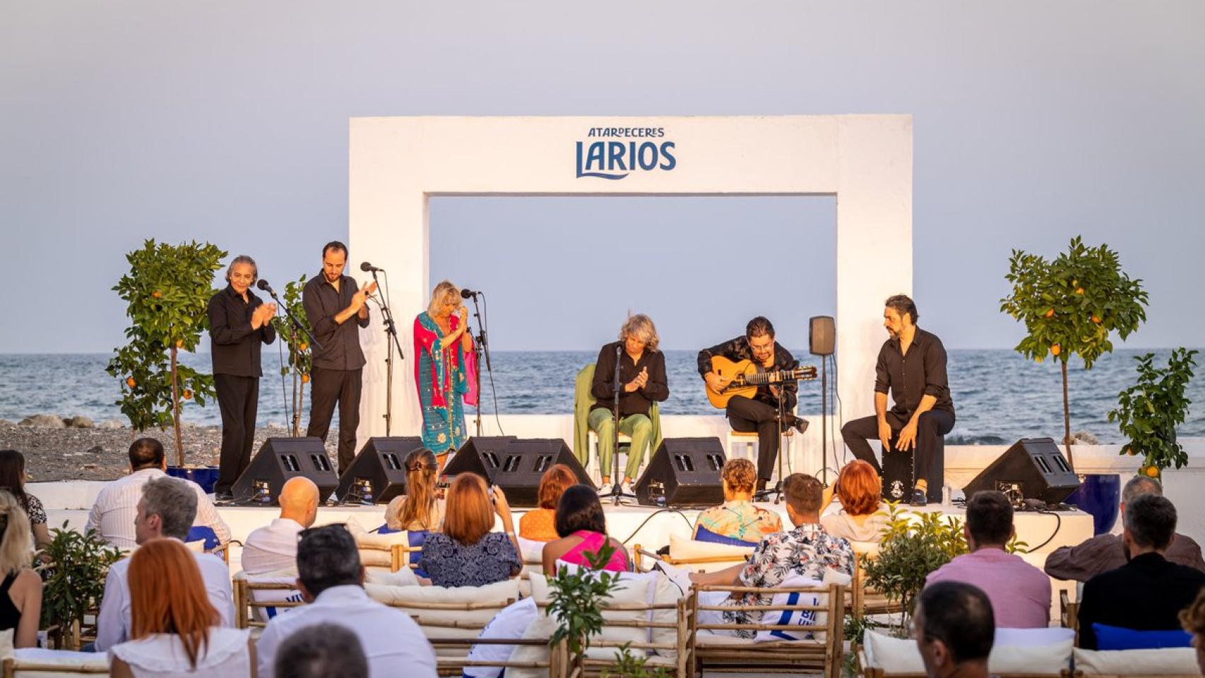 Imagen de concierto en El Balneario de los Baños del Carmen.