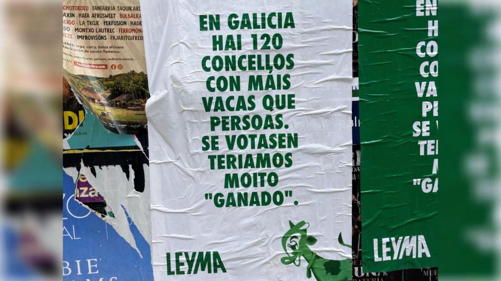 La campaña de Leyma en las calles de A Coruña