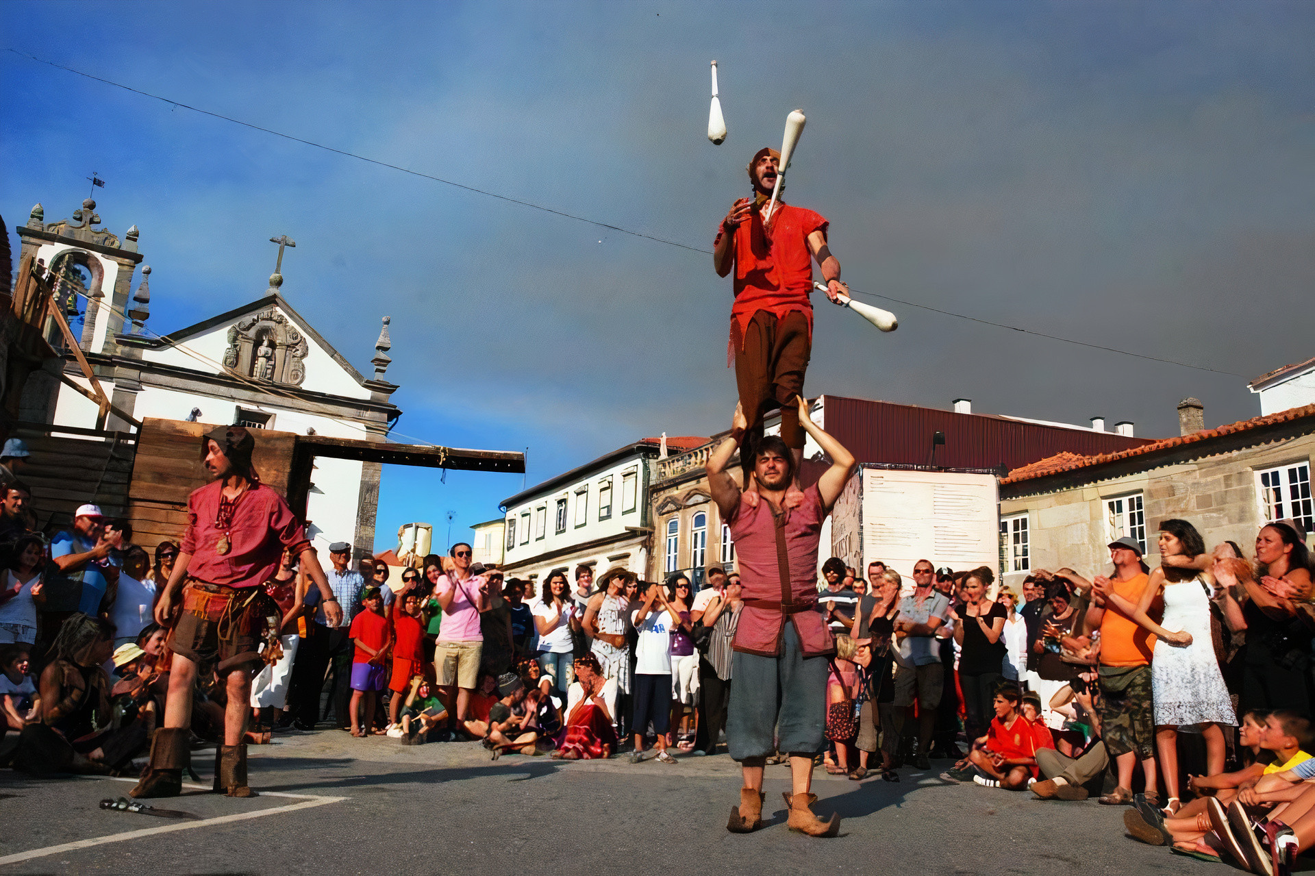 Fotos de archivo de una edición anterior de la Fiesta. Fuente: Facebook Feria Medieval de Caminha