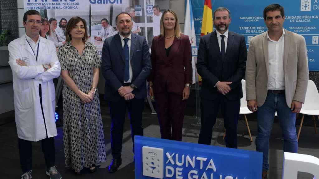 Un momento de la presentación en Ourense.