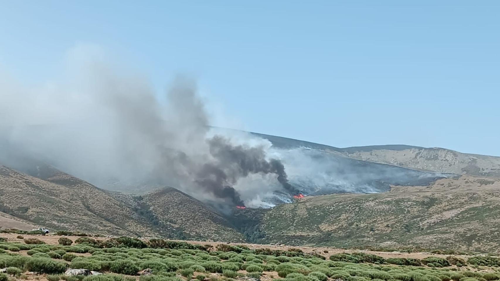 Incendio en Aliseda de Tormes