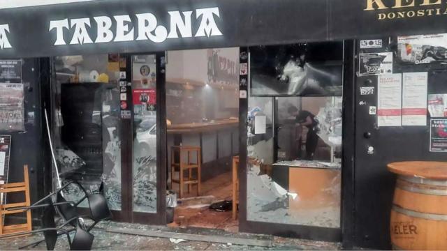 El bar ubicado en Pamplona que fue destrozado por los ultras del Barça