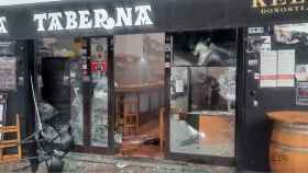 El bar ubicado en Pamplona que fue destrozado por los ultras del Barça