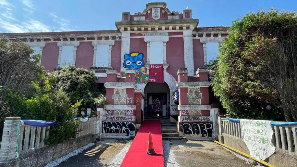 La antigua cárcel de A Coruña, esta mañana.