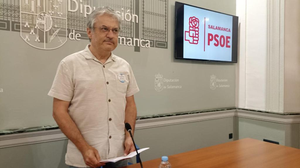 El portavoz del Grupo Socialista en la Diputación de Salamanca, Fernando Rubio