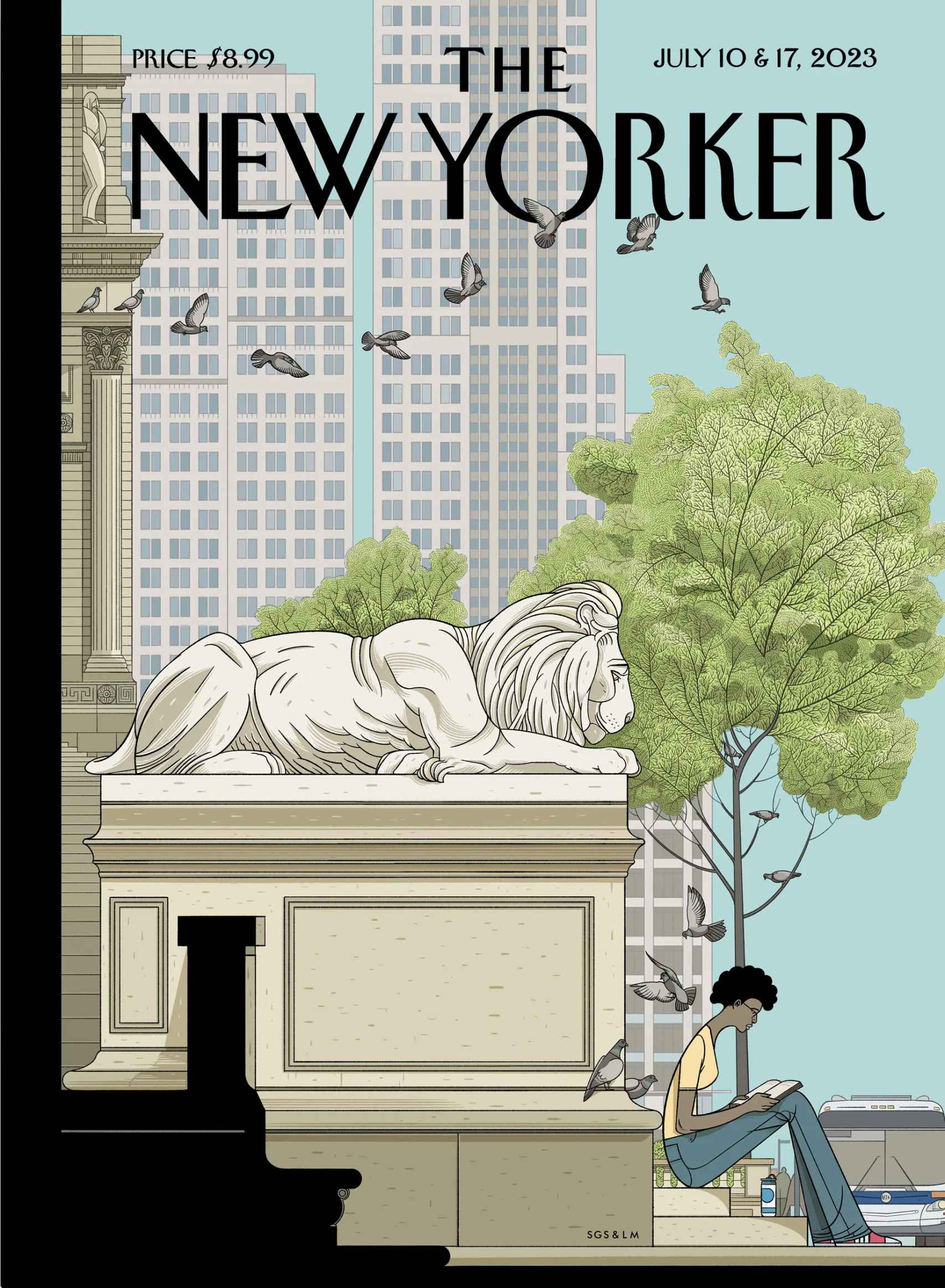 La última portada de The New Yorker que ha ilustrado García Sánchez.