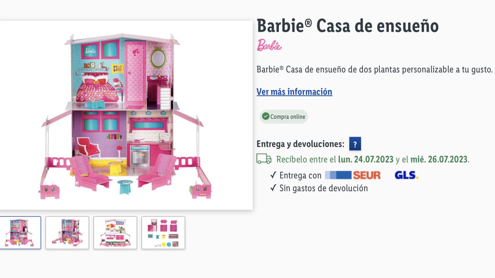Casa de ensueño Barbie.