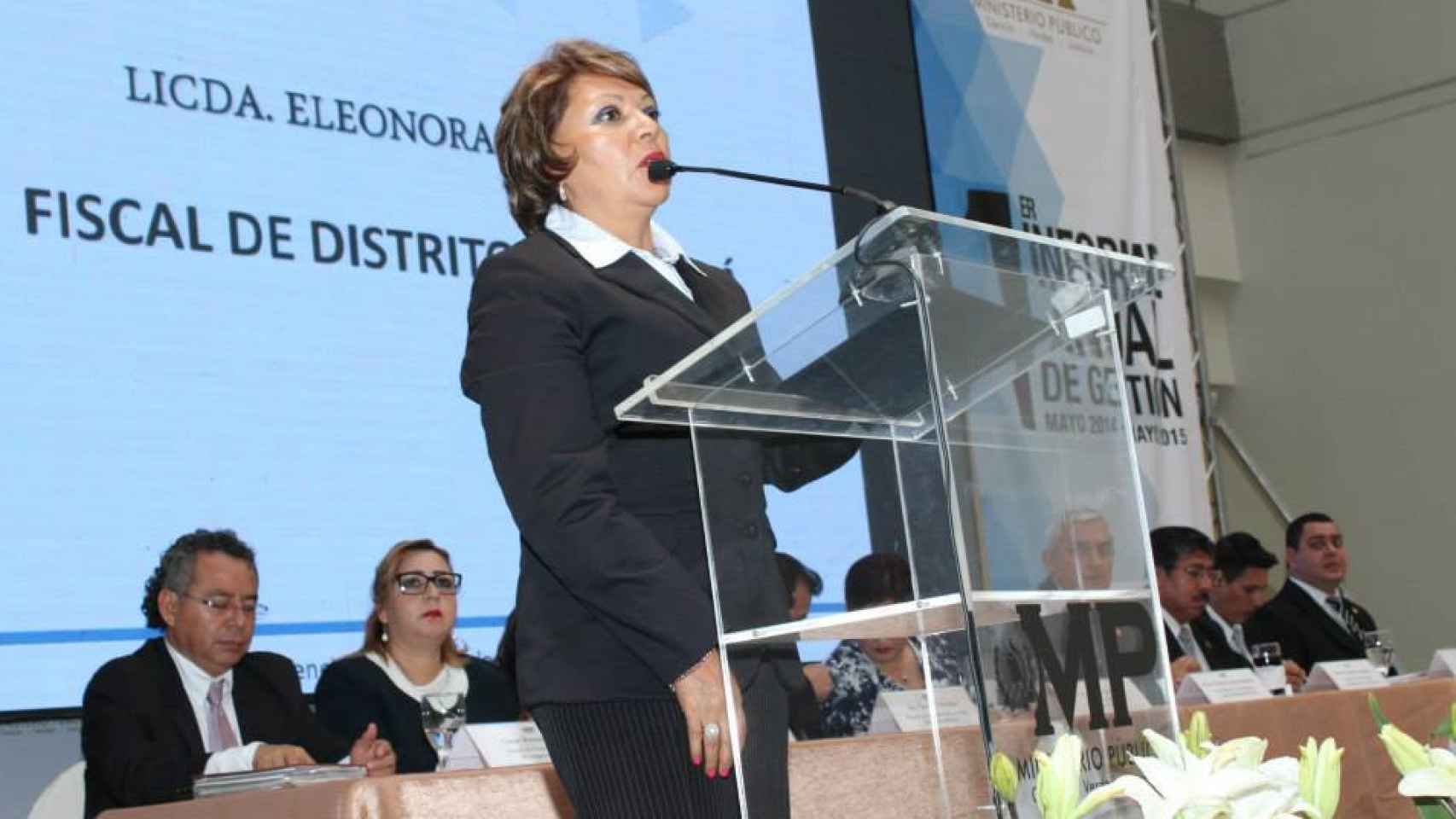 Eleonora Castillo, en una publicación del Ministerio Público de Guatemala de mayo de 2015.