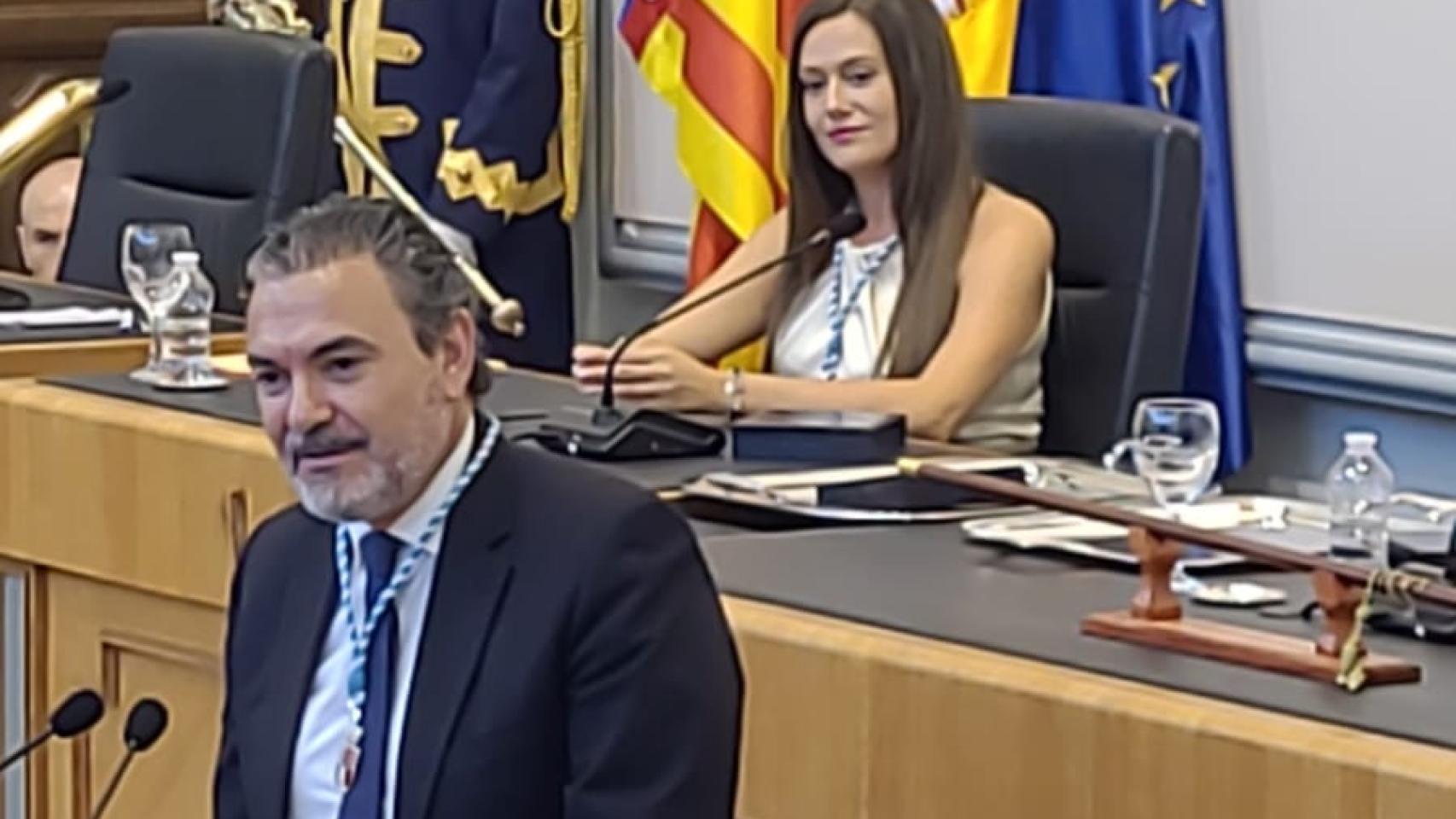 Vicente Arques, el portavoz del PSOE en la Diputación.