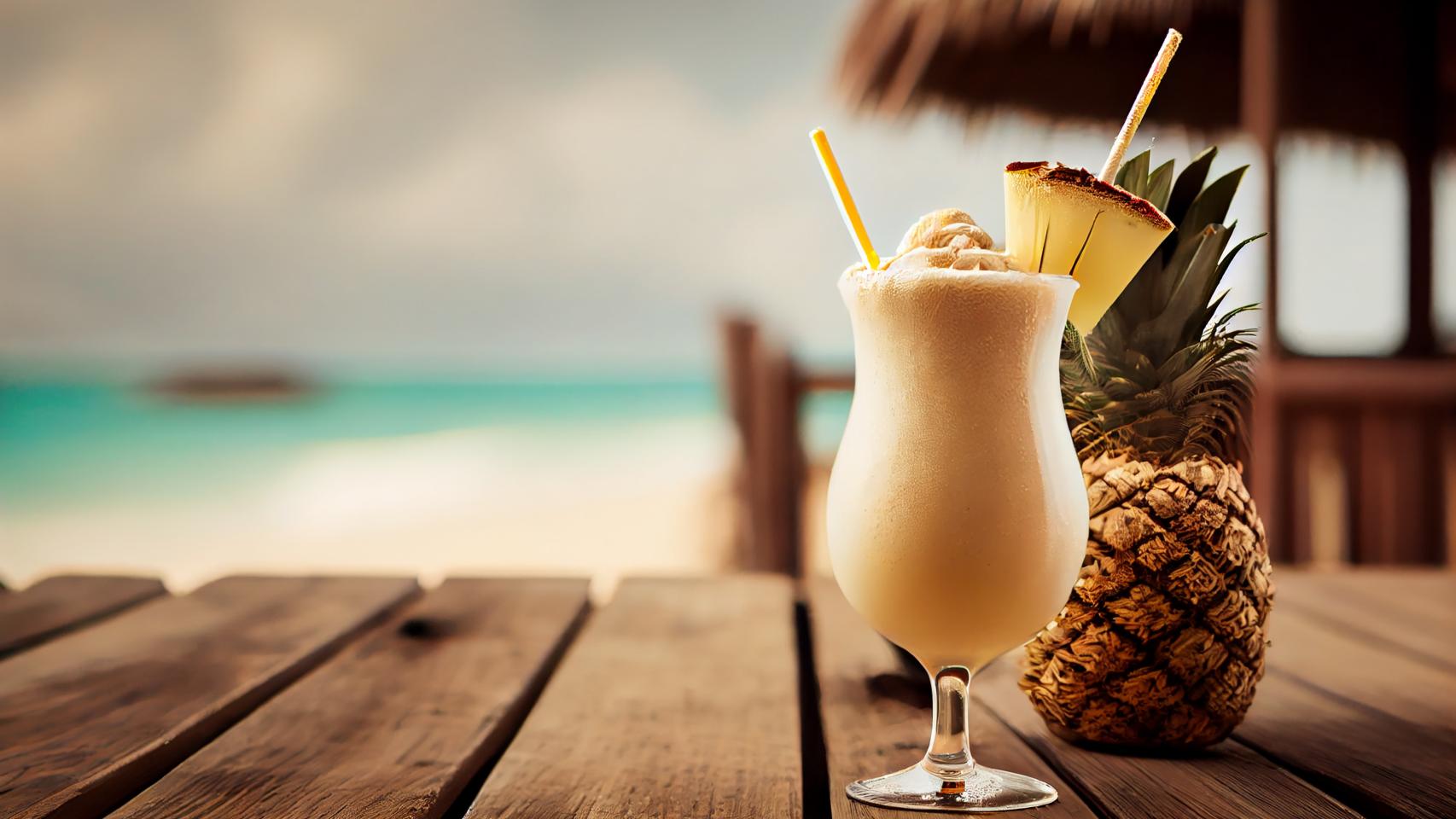 Piña colada en varias paradas para mejorar el fin de semana