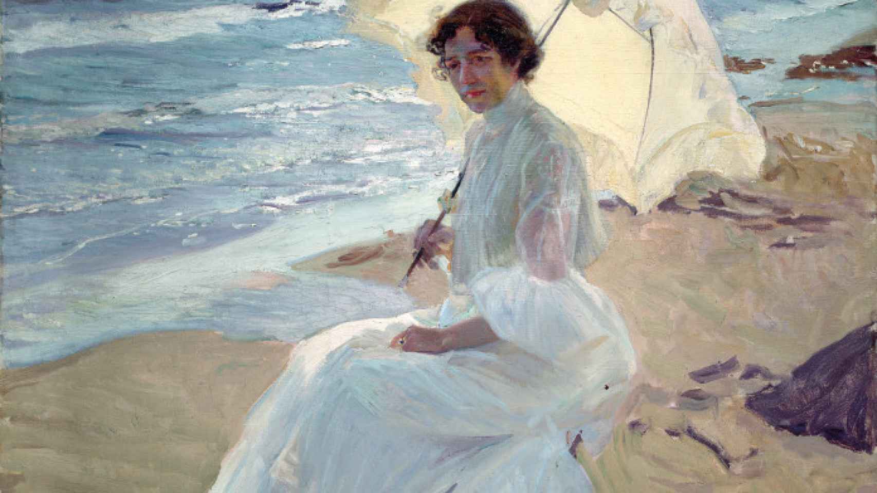 'Clotilde en la playa' (detalle), 1904. Fundación Museo Sorolla