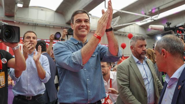 Pedro Sánchez, en el cierre de campaña en Getafe