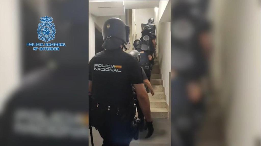 Imagen de la operación de detención.