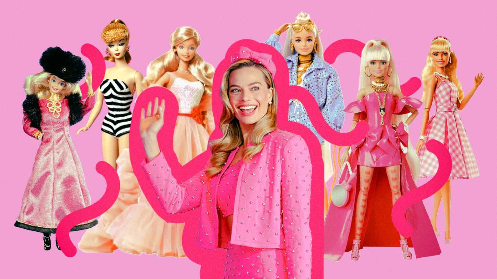 Barbie y sus diferentes etapas