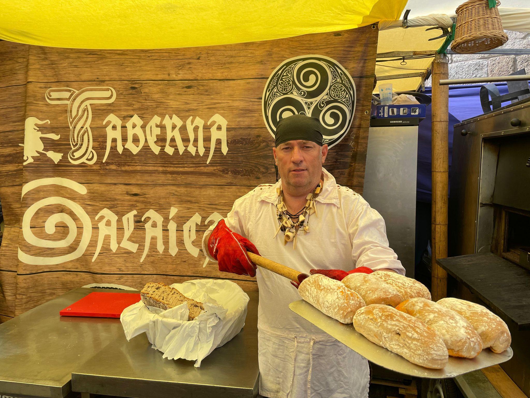 Bollo preñado en la Feria Medieval (Foto: Quincemil)