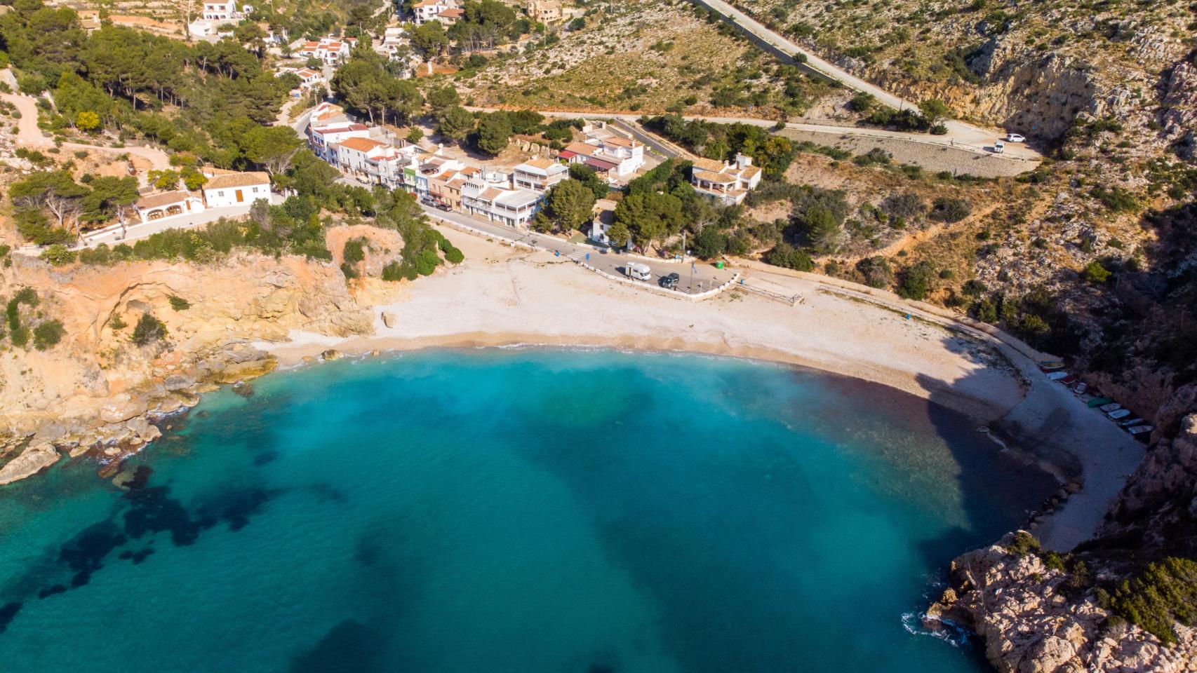 Cala Granadella, Jávea, en una imagen de archivo.