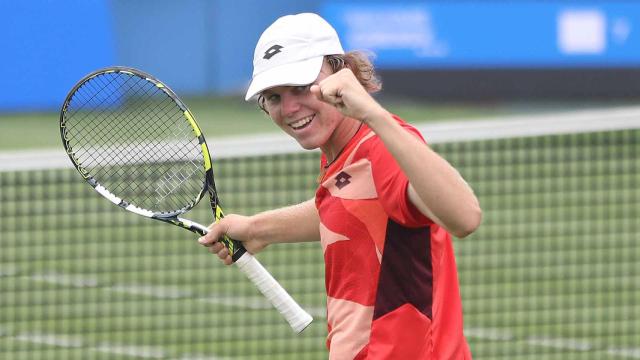 Alex Michelsen, en el torneo ATP 250 de Newport